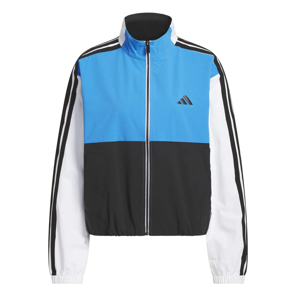 adidas Ladies Beyond Colour Block Twistweave Full Zip Jacket - Image 2