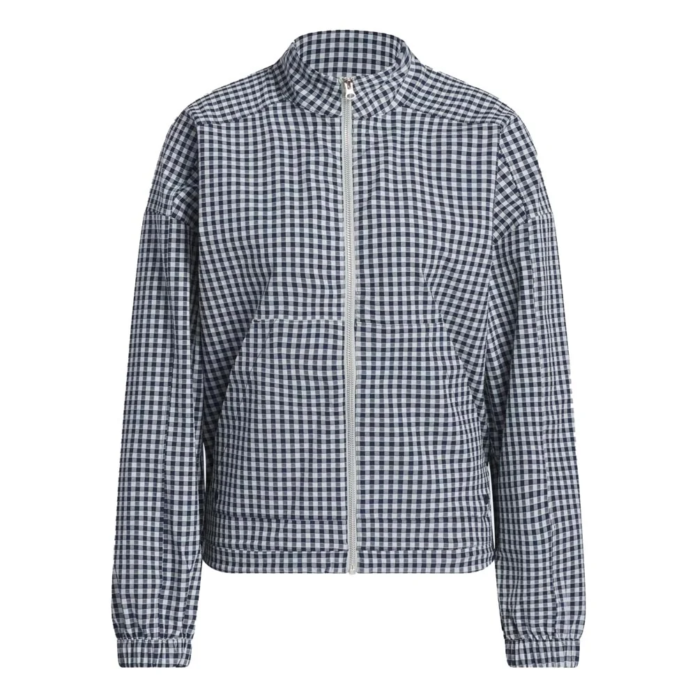 adidas Ladies Ultimate365 Gingham Jacket - Image 2