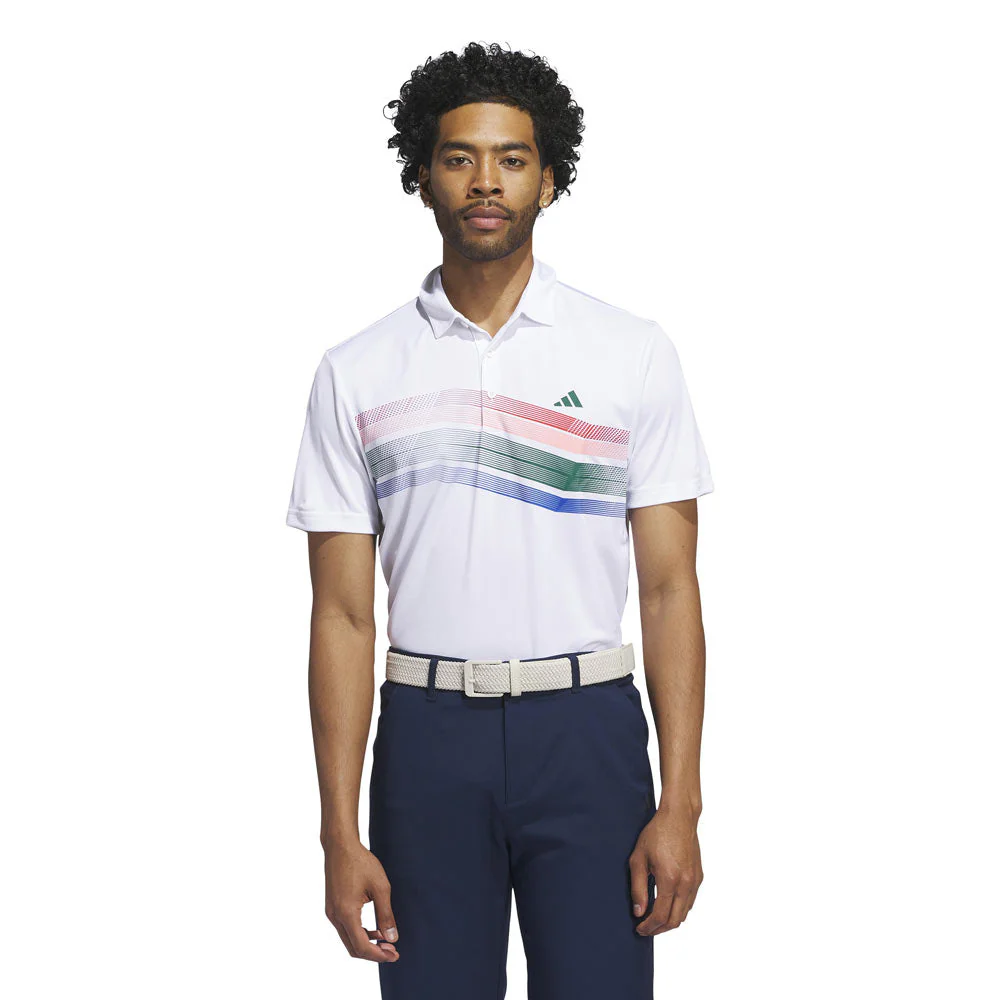 adidas Mens Core Chest Stripe Polo Shirt - Image 6