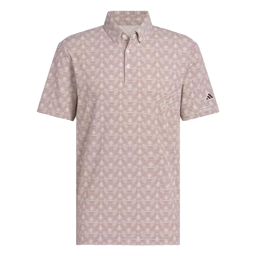 adidas Mens Go-To Stripe Polo Shirt '25