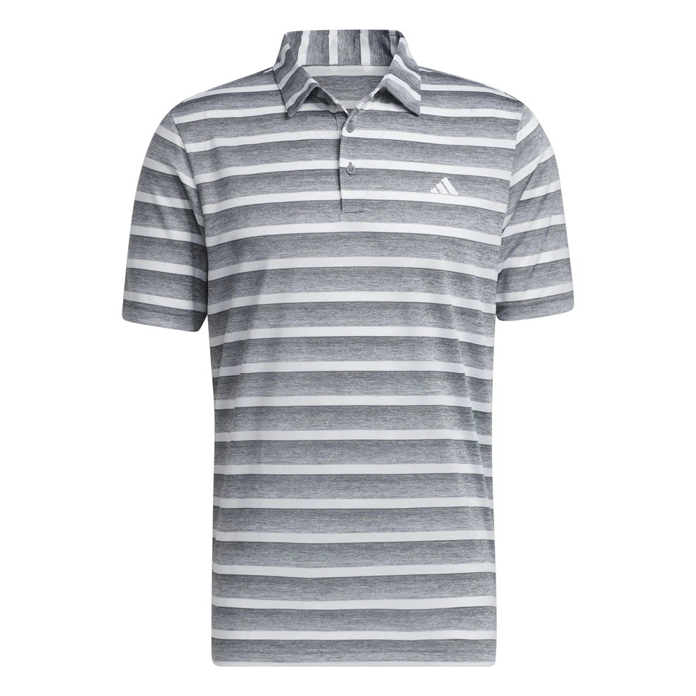 adidas Mens Two Colour Stripe Polo - Image 3