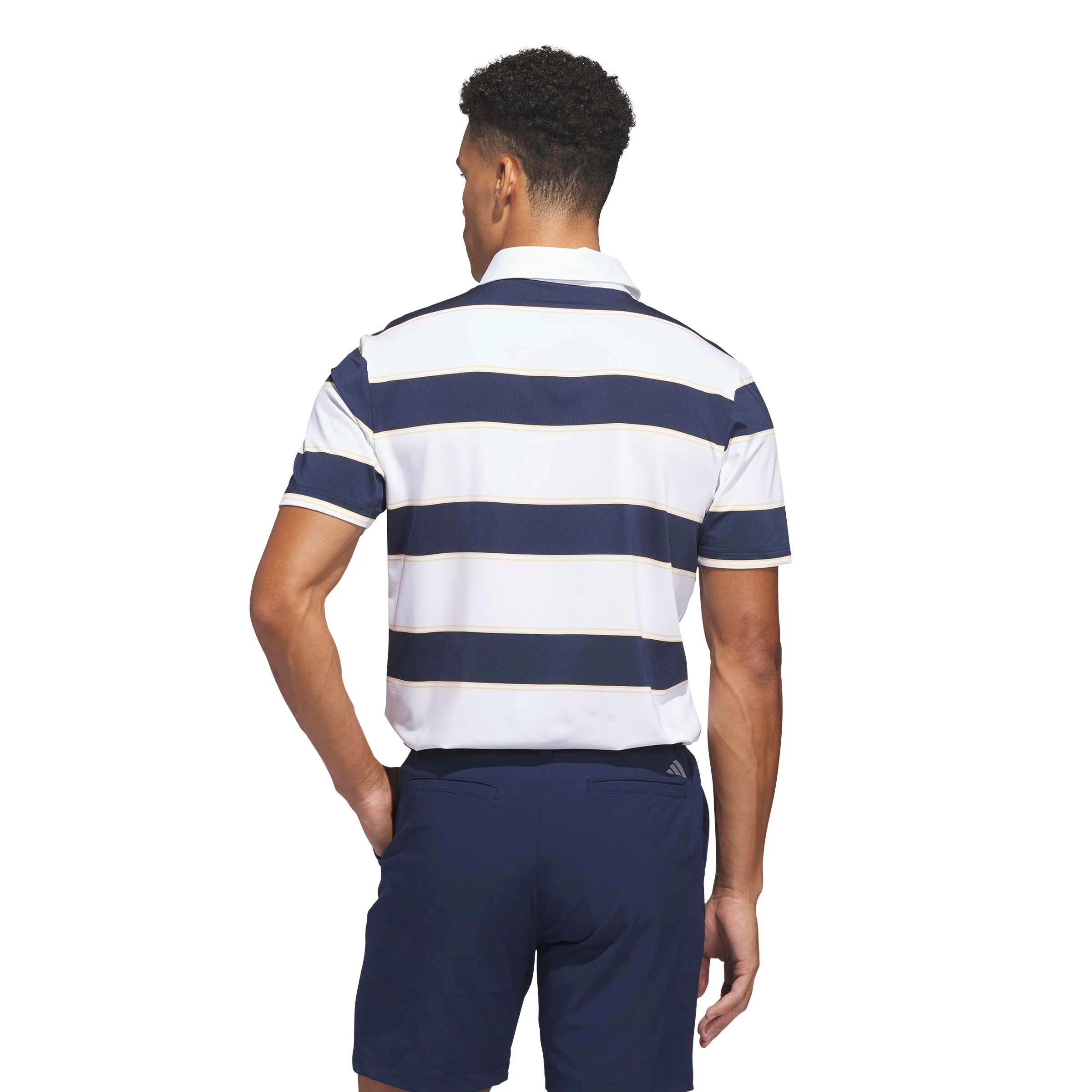 adidas Mens Ultimate 365+ Jumbo Stripe Climacool Polo - Image 2
