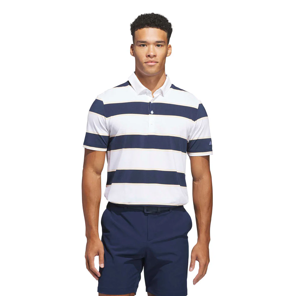 adidas Mens Ultimate 365+ Jumbo Stripe Climacool Polo - Image 3