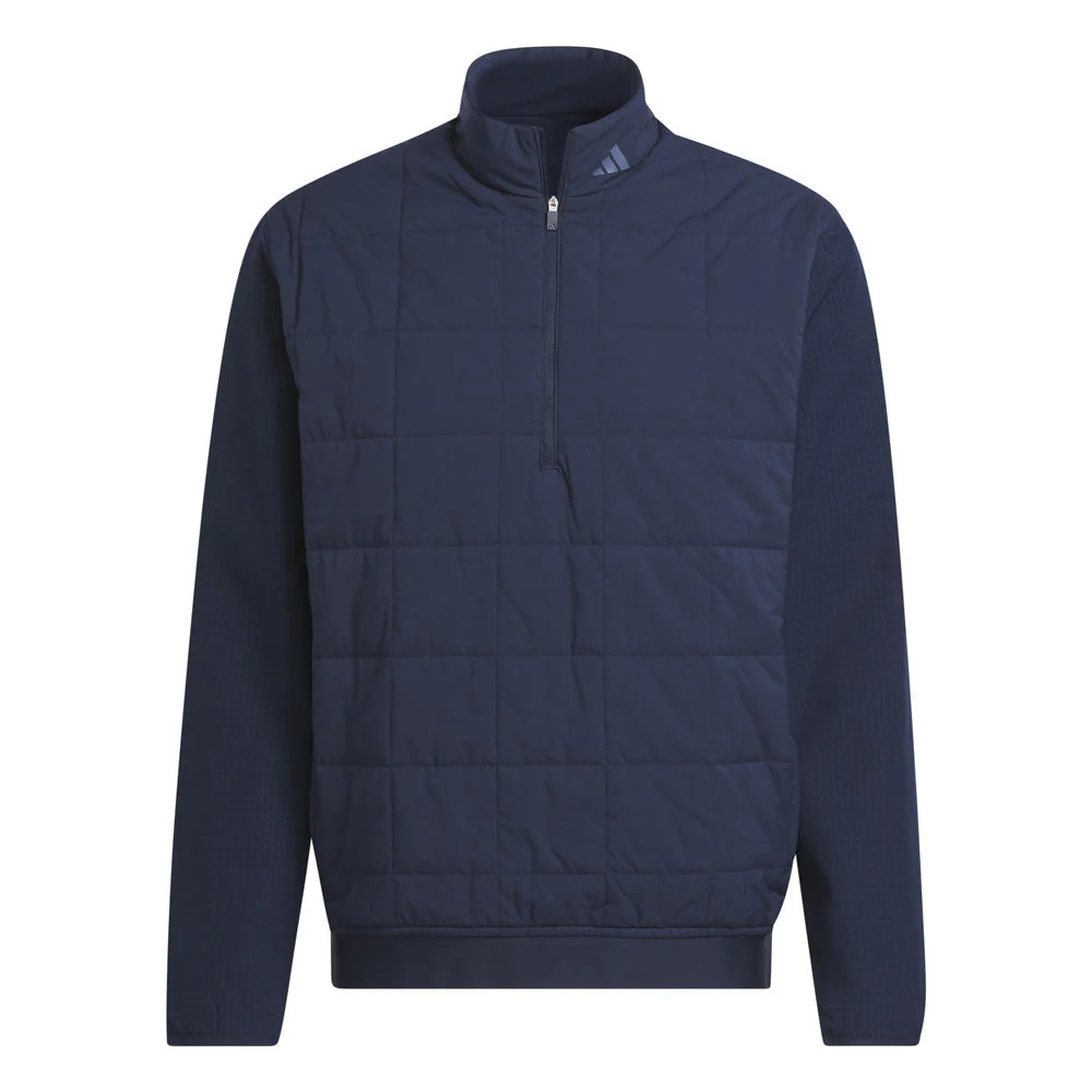 adidas Mens Ultimate365 Quilted DWR Half Zip Pullover '24 - Image 2