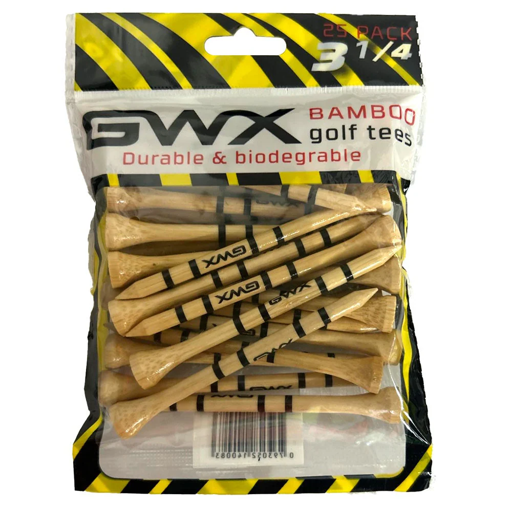 GWX Bamboo Golf Tees - Natural - Image 2