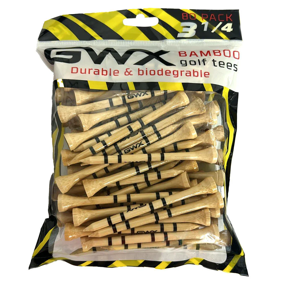 GWX Bamboo Golf Tees - Natural - Image 3