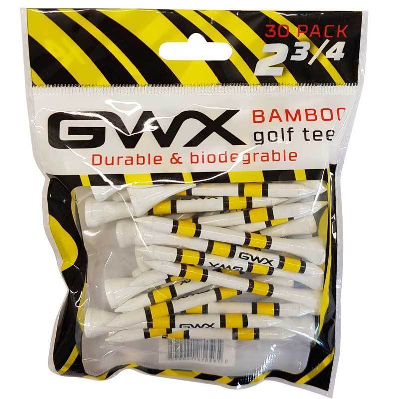 GWX Bamboo Golf Tees - White - Image 2
