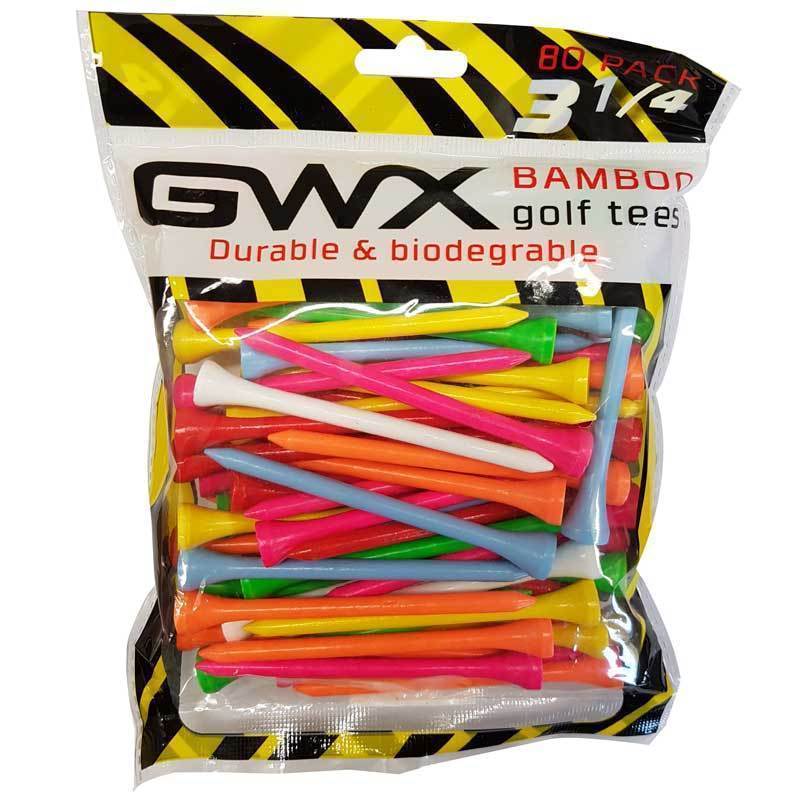 GWX Bamboo Golf Tees - Mixed Neon - Image 2