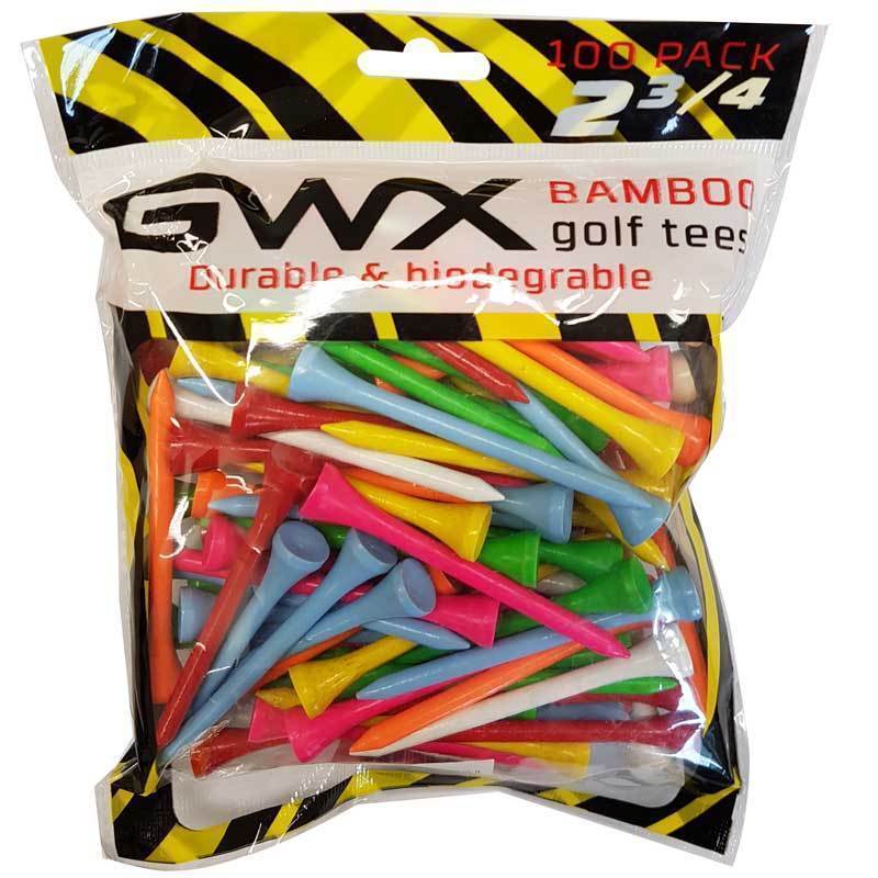 GWX Bamboo Golf Tees - Mixed Neon - Image 3