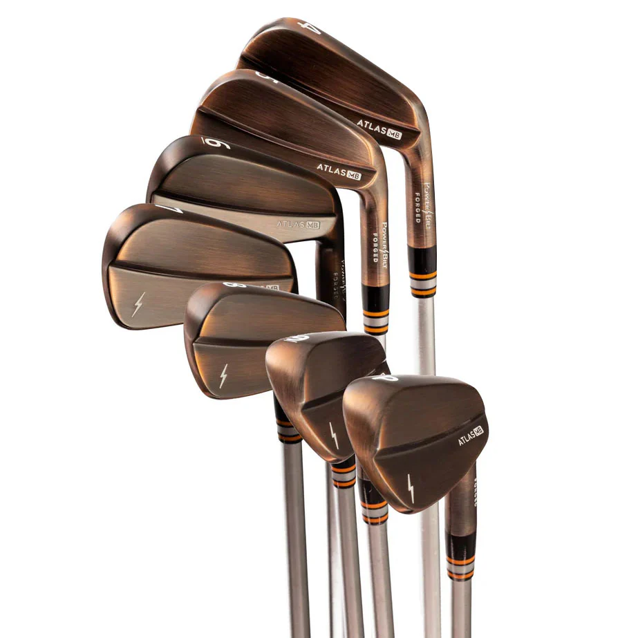 Powerbilt Atlas MB Bronze Irons RH 4-PW DG Mid 115 Stiff - Image 5