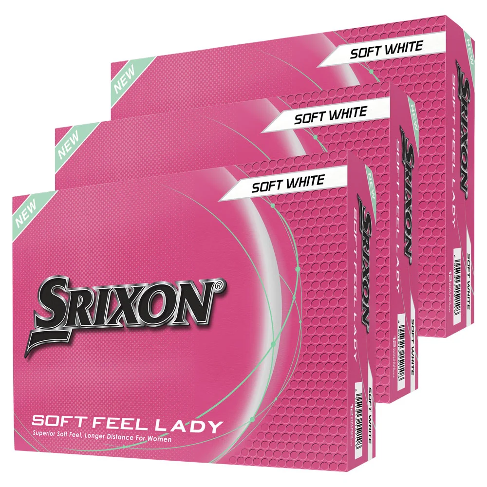 Srixon Soft Feel Lady Golf Balls V9 White (Single) - 3 Dozen