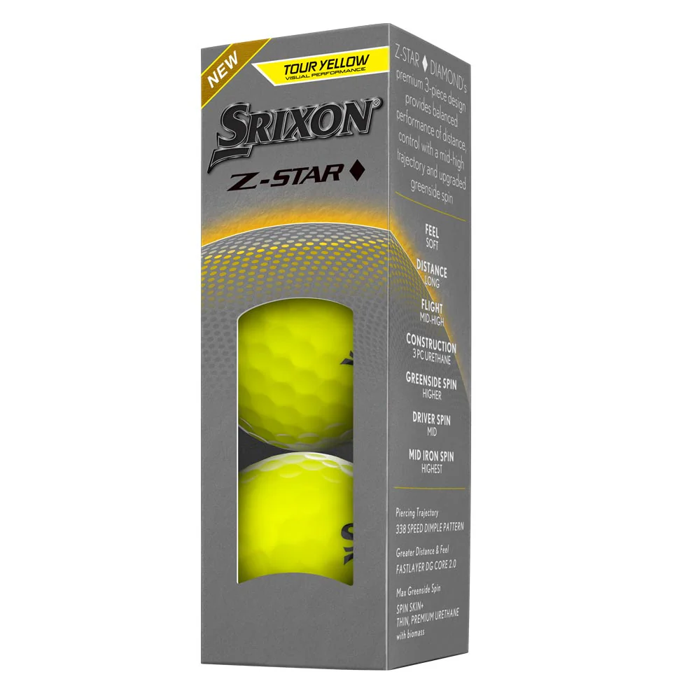 Srixon Z-Star Diamond 3 Golf Balls - Dozen - Image 6
