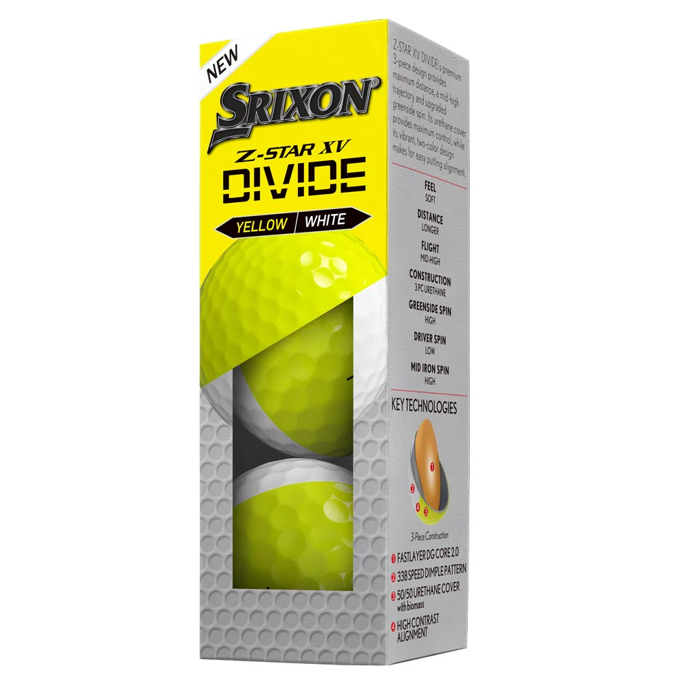 Srixon Z-Star XV V9 Divide Golf Balls - Dozen - Image 5
