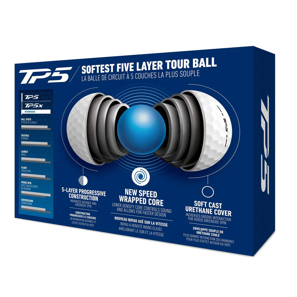 TaylorMade TM24 TP5 Golf Balls - Dozen - Image 6