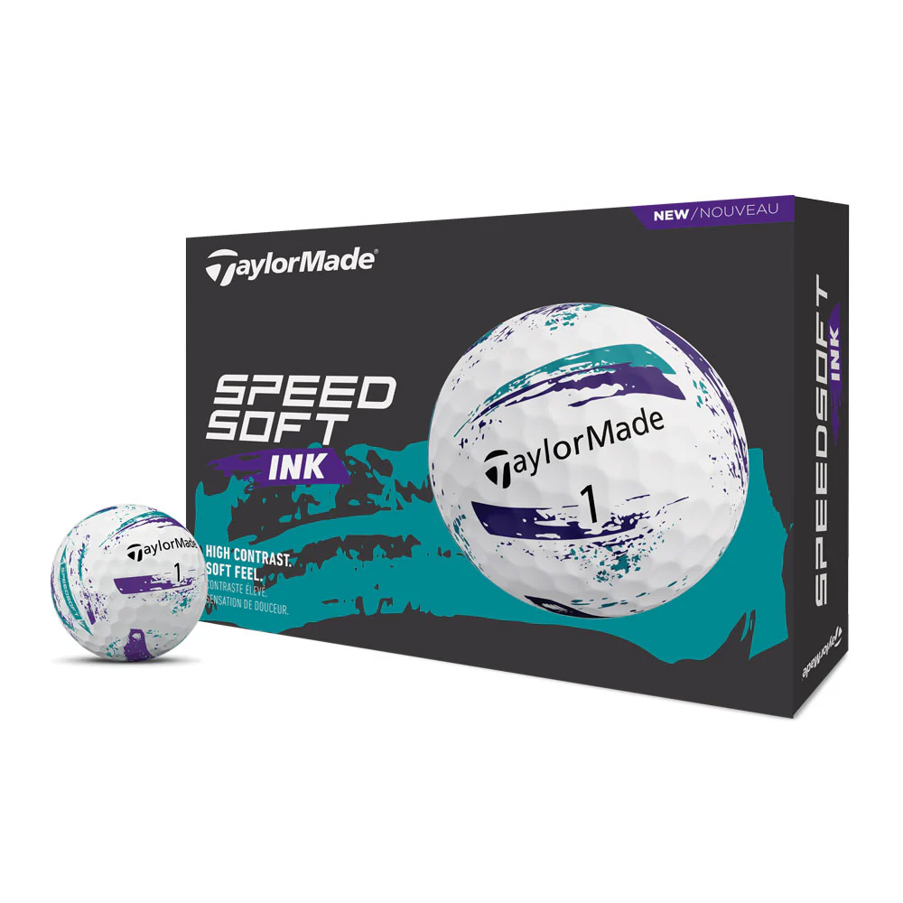 TaylorMade TM26 SpeedSoft Ink Golf Balls - Dozen - Image 7