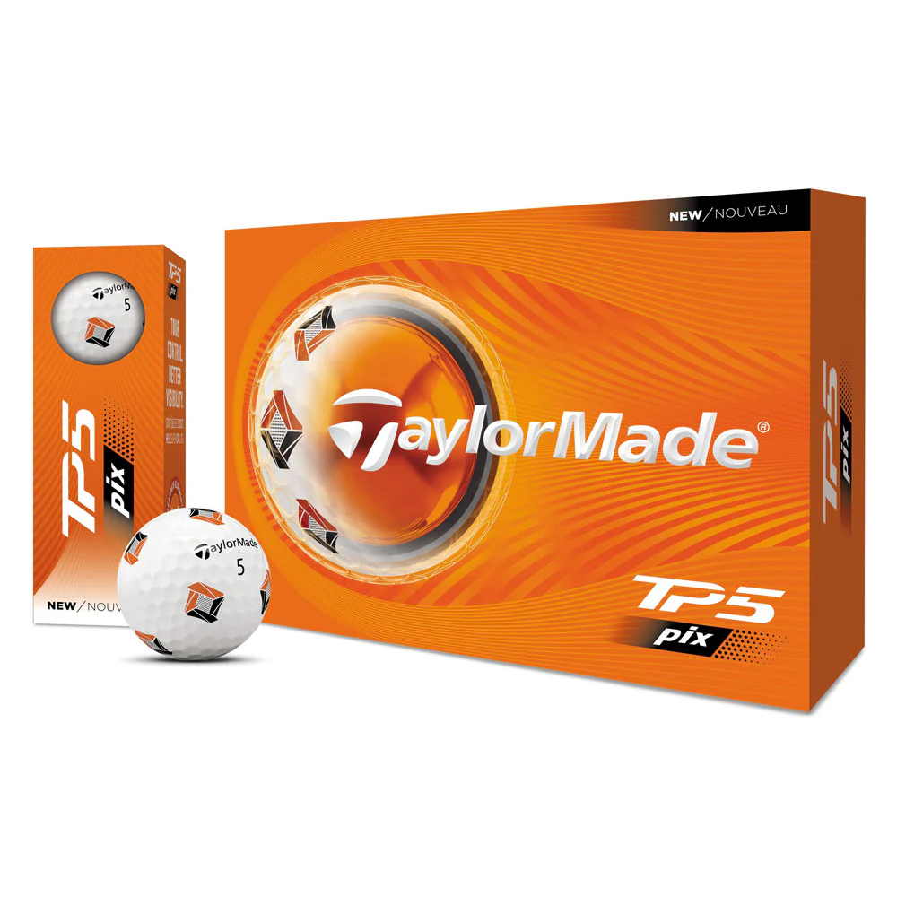 TaylorMade TM26 TP5 Pix Golf Balls -Dozen - Image 3