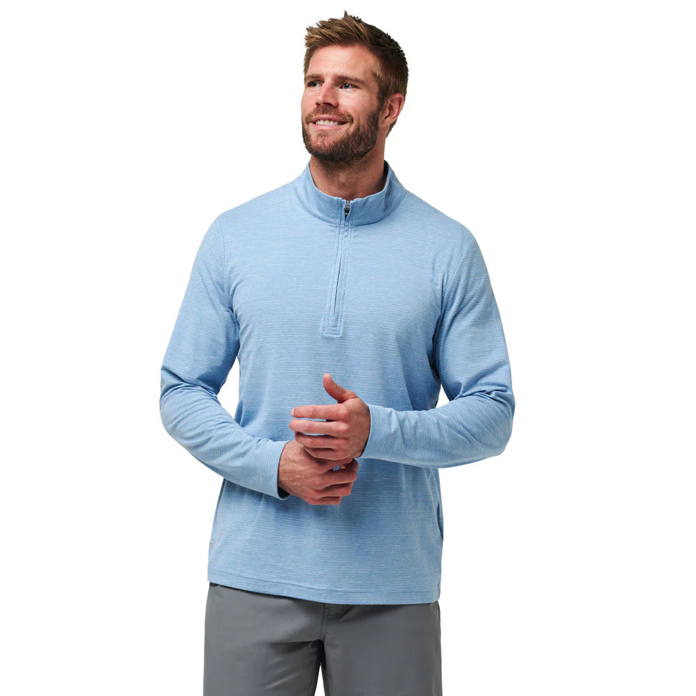 Travis Mathew Mens The Heater 1/4 Zip Jacket - Image 2