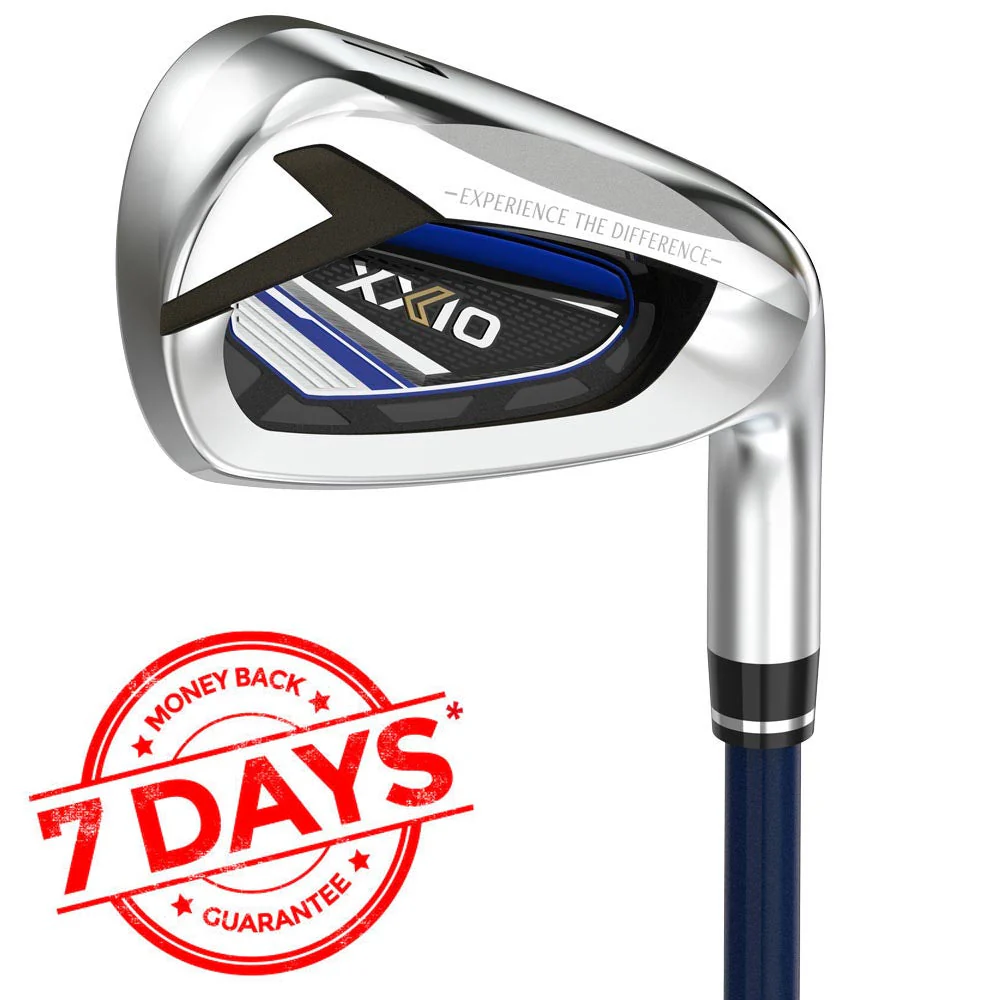 XXIO Mens Series 12 Irons 6-PW, AW +SW LH Graphite SR